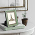 BWPFRAME Vintage Picture Frames 4x6 Green with Real Glass Solid Wood Frames For Table Top or Wall Mounting Display