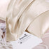 Ravmix 100% Silk Pillowcase for Hair and Skin with Hidden Zipper, Both Sides 21Momme Mulberry Silk, 1PCS, Standard Size 20—26inches, Beige