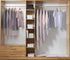 Perber Hanging Garment Bags Lightweight Clear Full Zipper Suit Bags (Set of 10) PEVA Moth-Proof Breathable Dust Cover for Closet Clothes Storage - 24'' x 32''/10 Pack