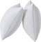 Qeils 18 x 18 Pillow Inserts Set of 2 White Throw Pillow Inserts with Soft Polyester Cover - Rectangle Square Interior Sofa Pillow Inserts Decorative Pillow Insert White Couch Pillow