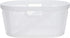 Mind Reader Laundry, White 40 Liter Clothes Basket