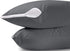 Utopia Bedding Waterproof Pillow Protector Zippered Pillow Encasement Jersey - 20 x 28 Inches - (Pack of 2, Queen, Grey)