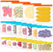 Reusable Food Storage Bags - 20 Pack BPA Free Freezer Bags (4 Reusable Ziplock Bags + 8 Reusable Sandwich Bags + 8 Kids Snack Bags), Super Thick, Leak Proof Resealable Silicone Bags for Meat Fruit