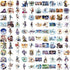 Genshin Impact Stickers 100pcs Video Game Stickers Waterproof Vinyl for Laptop Hydroflask Water Bottle Skateboard Luggage (100, Game)