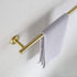 JQK Bath Towel Bar Brushed Gold, 18 Inch Stainless Steel Towel Rack Bathroom, Towel Holder Wall Mount, Total Length 20.47 Inch TB110L18-BG
