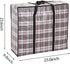 Heavy Duty Large Moving Bags, 90L Big Organizer Storage Bags With Durable Zipper, Water Resistant Totes, Carrying Bag, Camping Bag for Clothes, Bedding, Comforter, Pillow, Moving(Set of 4)