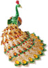 Furuida Peacock Trinket Boxes Hinged Enameled Jewelry Box Hand-Painted Animals Ornaments Craft Gift for Home Decor (Green)