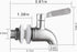 Stainless Steel Spigot For Drink Dispenser, Replacement Metal Spigot For Beverage Dispenser, Water Dispenser Faucet, Food Grade Metal Spout