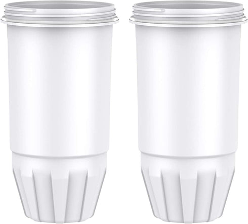GLACIER FRESH ZR-017 Replacement Pitcher Water Filters, Compatible with ZeroWater Pitchers and Dispensers (Pack of 2)