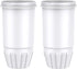 GLACIER FRESH ZR-017 Replacement Pitcher Water Filters, Compatible with ZeroWater Pitchers and Dispensers (Pack of 2)