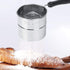 Powder Sifter Stainless Steel Flour Powder Sugar Shaker Fine Mesh Sieve Cocoa Cinnamon Spices Strainer Kitchen Baking Tool