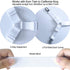 Siaomo Bed Sheet Fasteners Straps - 2 Way Adjustable Crisscross Sheet Corner Holder Straps Clips Gripper Elastic Sheet Band Suspenders Fasteners(2 Set/4Pcs, White)