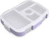 Bentgo® Kids Prints Tray with Transparent Cover - Reusable, BPA-Free, 5-Compartment Meal Prep Container with Built-In Portion Control for Healthy Meals At Home & On the Go (Unicorn)