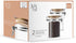 JoyJolt Borosilicate Glass Jars With Bamboo Lids (27oz). 2PC Set of Airtight Storage Jars with Clamp Lids for Pantry Storage. Air Tight Sealable Containers for Kitchen Organization.