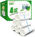 Clear Small Trash Bags - 4 Gallon Garbage Bags FORID Wastebasket Bin Liners 330 Count Plastic Trash Bags for Bathroom Bedroom Office Trash Can 15 Liters