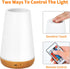 Martine Mall Bedside Table Lamp, Touch Night Light with 5 Level Dimmable Warm White Light, 13 Color Changing RGB LED Desk Lamp with Portable Senor Remote Control Small Nightstand Lamp