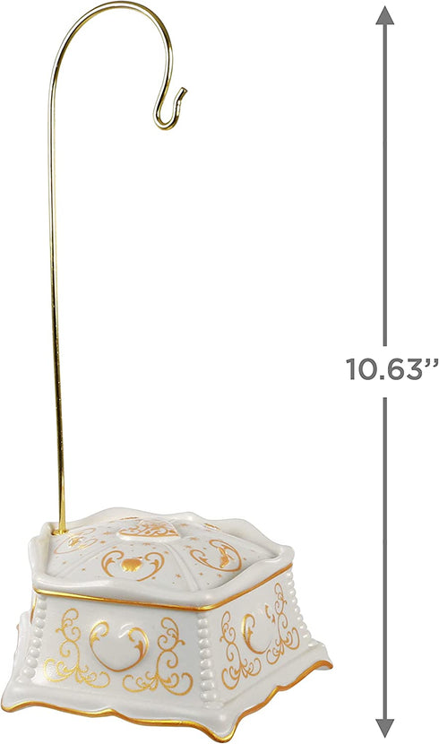 Hallmark Keepsake Christmas Ornament, Disney Princess Celebration Display Stand, Porcelain