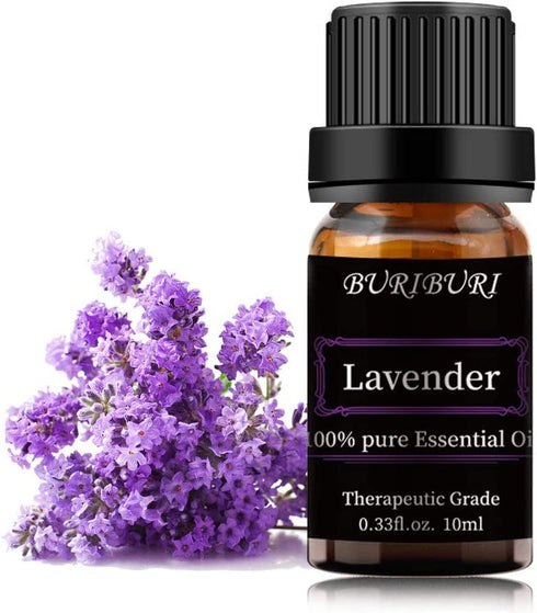 Lavender Essential Oil Organic for Diffuser, Skin, Soap & Candle Making - 100% Pure, Undiluted, Natural Aromatherapy Fragrance Oils 10ML - Christmas Gift Lavender Oil Essential Oil