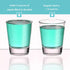 Shot Glass Set, 100% Clean 100% Wipe Glass Shot Glasses, 1.5 oz, Set of 6, Clear Shot Glasses