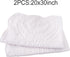 BOSOWOS Queen Pillowcases Set of 2, White Ruffles Embroidered Pillow Cases 20 x 30 Inch, Soft Breathable Microfiber Decorative Pillow Shams 2 Pack with Envelope Closure Fit Home Bed Sheet Sleeping
