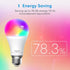 Smart Light Bulb, meross Smart WiFi LED Bulbs Compatible with Apple HomeKit, Siri, Alexa, Google Assistant and SmartThings, Dimmable E26 Multicolor 2700K-6500K RGBCW, 810 Lumens 60W Equivalent, 1 Pack