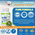 Power By Naturals Organic Sea Moss Plus + Leptin Detox Cleanse | Immune System, Thyroid Support, & Gut Health | Wildcrafted Seamoss Bladderwrack Burdock Root Capsules | 60 Irish Sea Moss Pills