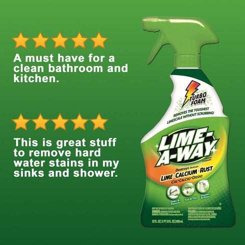Lime-A-Way Lime Calcium Rust Cleaner, 22 oz (Pack of 2)