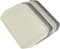 Ramddy Plastic Fast Food Trays for Eating, 4 Packs(Grey and Beige)