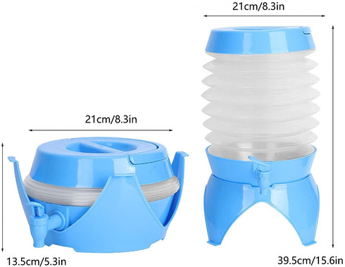 Fippkargo 2 Gallon (7.5L) Drink Dispenser, Juice Beverage Dispenser with Spigot for Outdoor Party (Blue)