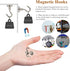 Refrigerator Magnets Kits - Aovon Magnetic Push Pins/ Magnetic Clips/ Magnetic Hooks with Rust-Resistant Nickel Coating for School, Home, Office and Travel Use