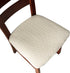Genina Seat Covers for Dining Room Chair Seat Slipcovers Kitchen Chair Covers (Beige, 4 Pcs)