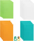 FUNYKICH Refrigerator Liners, 16PCS Refrigerator Mats Washable Shelf Liners Cabinet liner Drawer Liners Cupboard Liners Fridge Mats, Waterproof, Anti-Skid, 45x29cm, 4White/4Green/4Blue/4Orange