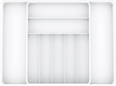 SimpleHouseware Expandable Kitchen Drawer Flatware Organizer