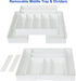SimpleHouseware Expandable Kitchen Drawer Flatware Organizer