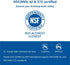 Replacement for Brita Water Filter, Pitchers and Dispensers, Classic OB03, Mavea 107007, and More, NSF, TœV SœD Certified Pitcher Water Filter, 1 Year Filter Supply, by AQUA CREST, 6 Count