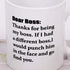 Dear Boss Coffee Mugs for Boss Day Mugs for Boss Funny Boss Mug for Boss on Boss Day 11Oz