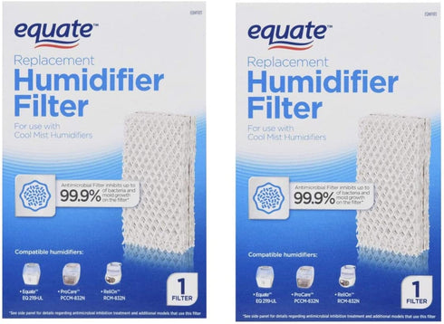 Equate Replacement Humidifier Filter 2-Pack
