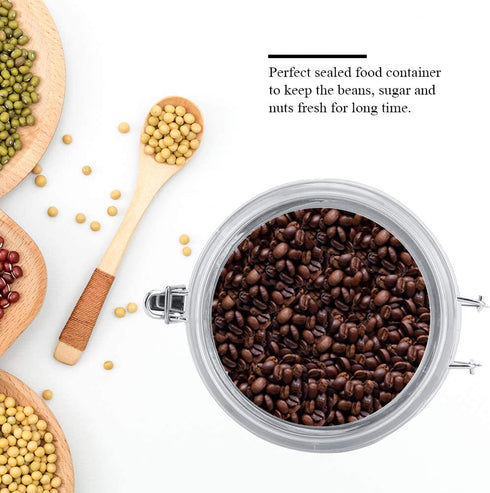Coffee Canister Airtight - Stainless Steel Coffee Container Vacuum Sealed Storage Jar for Coffee Sugar Tea Bean(4 Sizes) (S)