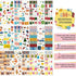 Clever Fox Seasonal Planner Stickers – 600+ Month, Holiday & Seasons Stickers for Your Planner, Monthly Journal & Calendar – 18 Sheets, Set of Stickers & Washi Tape by Clever Fox (Seasonal Pack)