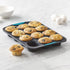 Trudeau 12 Structured Silicone Muffin pan, Cup, Tropical (05115197TG)