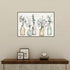 Flower Wall Art Painting Line Wood Texture Botanical Wall Art Canvas Picture Contemporary Botanic in Jar Canvas Artwork for Living Room Bedroom Kitchen Dinning Room Office Home Decor No Frame 24x16in