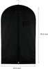 Garment Storage Bags Suit Bag - Travel 39.4 Inch Coat Covers Protector with Clear Window and ID Card Holder for Dress, Jacket, Uniform - Black, Set of 3