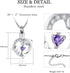 Yinplsmemory Dolphin Heart Cremation Urn Necklace for Ashes for Women Memorial Keepsake Pendant Necklace