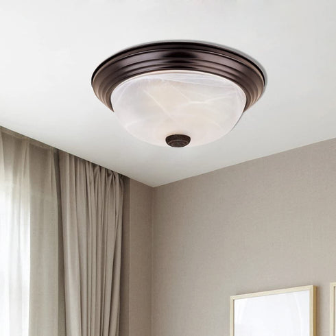 Designers Fountain 1257S-ORB-AL 11" Decorative Small Flushmount, Oil Rubbed Bronze