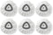 6 Pack Spin Mop Replacement Heads Microfiber Mop Refills - Easy Cleaning Mop Head Replacement