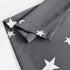 Anjee Kids Blackout Curtains for Bedroom Nursery 2 Panels Space Grey Stars Window Drapess 84 Inch Long Silver Foil Printed Thermal Insulated Living Room Darkening Playhouses, Space Gray 52x84 Inches