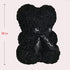 Rose Bear,Rose Flower Bear,, Gifts for her, with Artificial Heart-Shaped Diamonds,for Valentine's Day, Mother's Day, Christmas, Birthday Gifts, Gift Box with Card (Black)