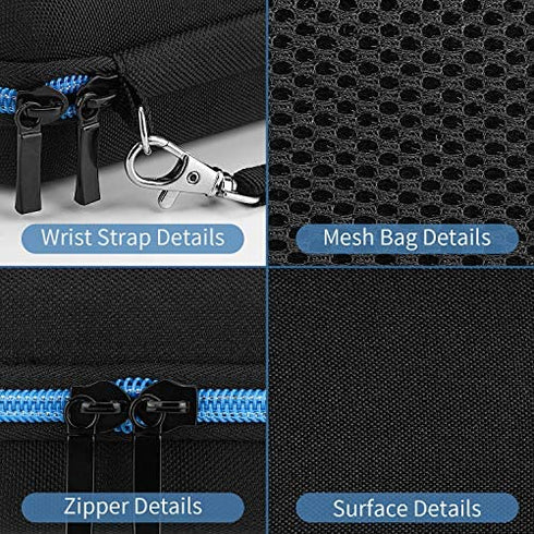 Yinke Case for Philips Norelco One Blade QP25/26, Micro Touch Solo/Braun Series XT5/King C. Gillette Style Master Beard Trimmer, Travel Carrying Case Protective Cover Storage Bag