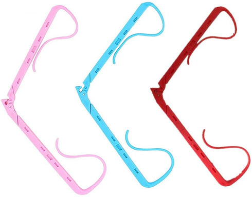 3 Pack Foldable Book Stand Plastic Reading Bracket Book Pages Holder, Book Support Clips for Reading Portable Book Stand Support Clamp