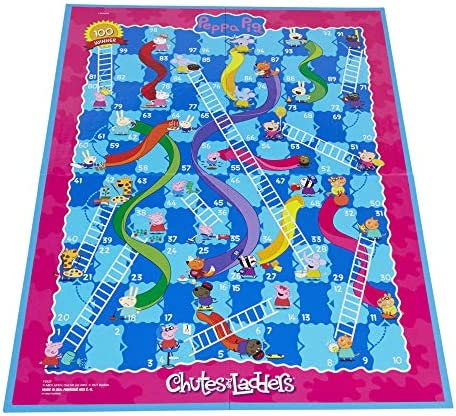 Chutes and Ladders: Peppa Pig Edition Board Game for Kids Ages 3 and Up, Preschool Games for 2-4 Players, Kids Board Games, Kids Games